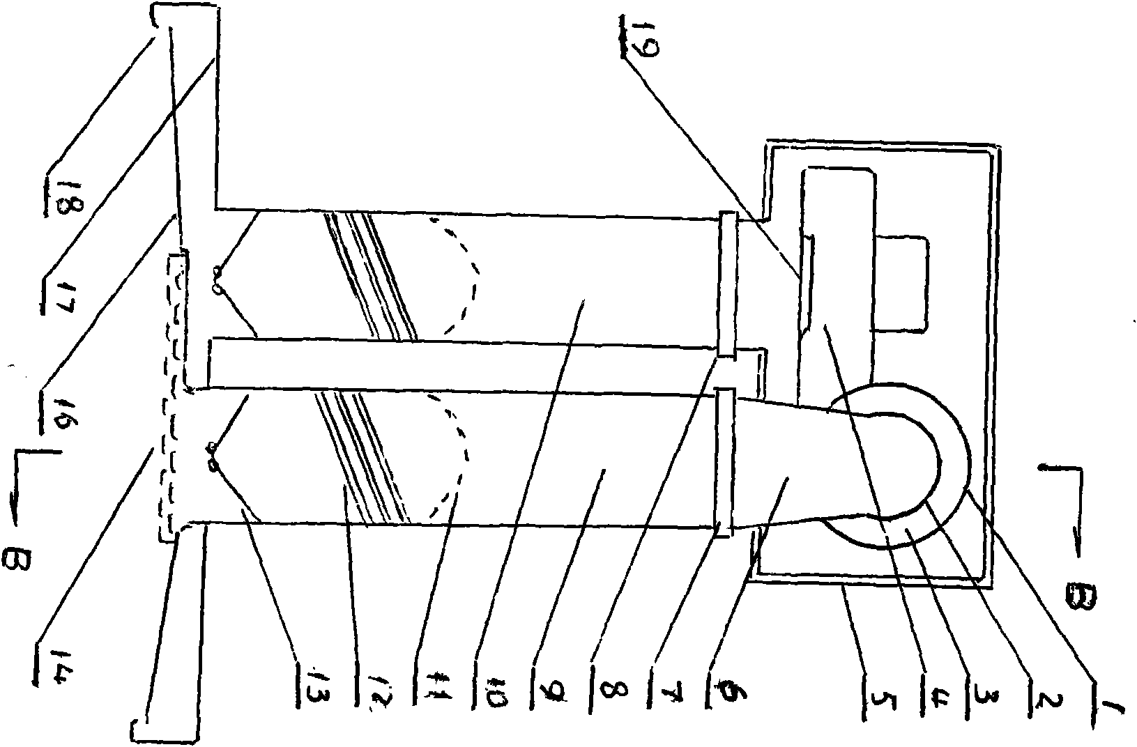 Swirl entraining range hood with separatedly installed core mechanism and smoke collecting cover