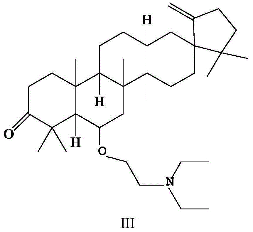 Diethylamine derivative of Cleistanine and preparation method and application thereof