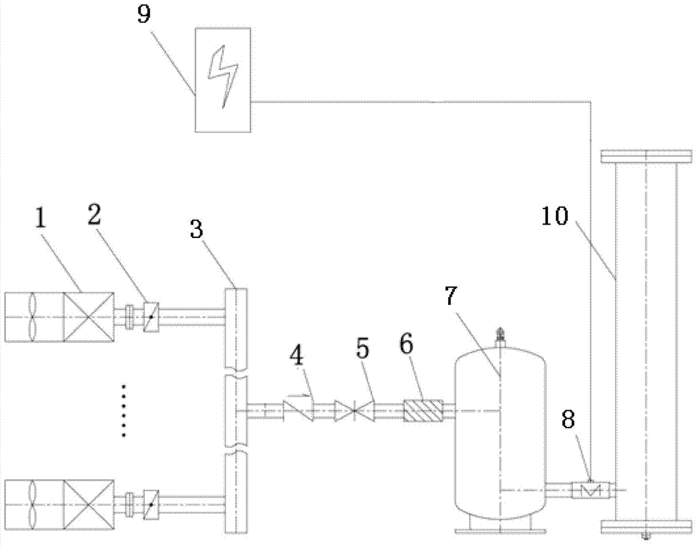 Piston-type gas explosion fountain device