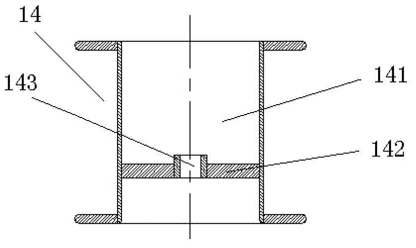 Piston-type gas explosion fountain device