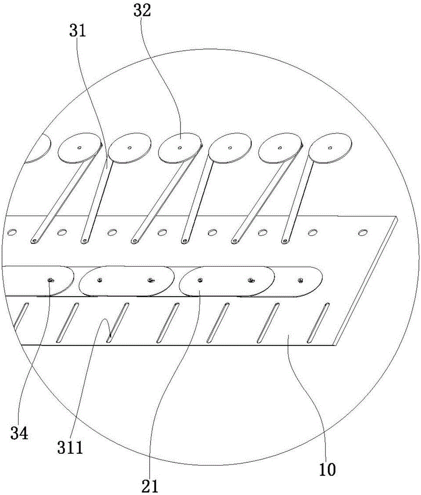 Electric adjustable coating baffle device and coating equipment