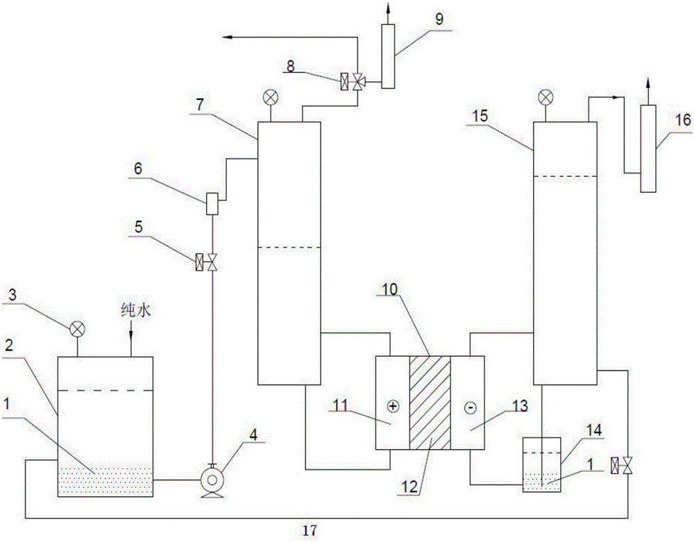 Proton exchange membrane water electrolysis ozone/oxygen generation device with self-purifying function