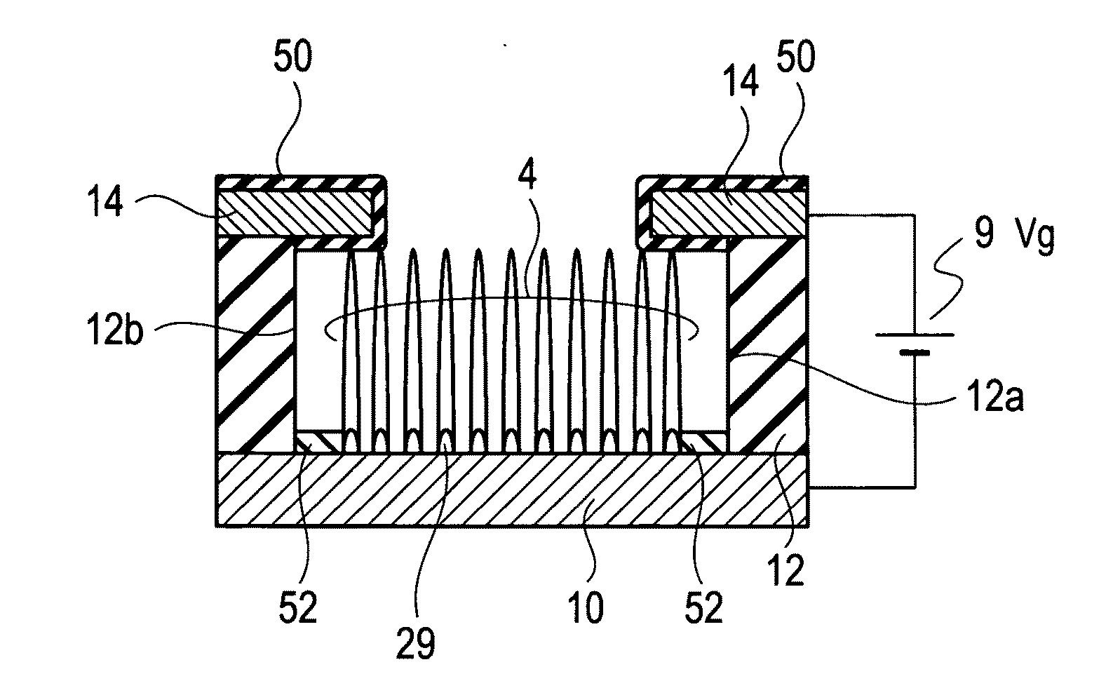 Fabrication method for carbon fiber, carbon fiber electron source, and field emission display device