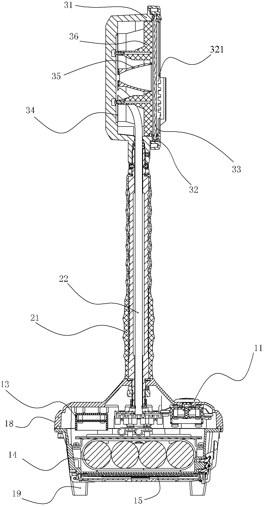 Anti-explosion light-emitting diode (LED) desk lamp and control circuit