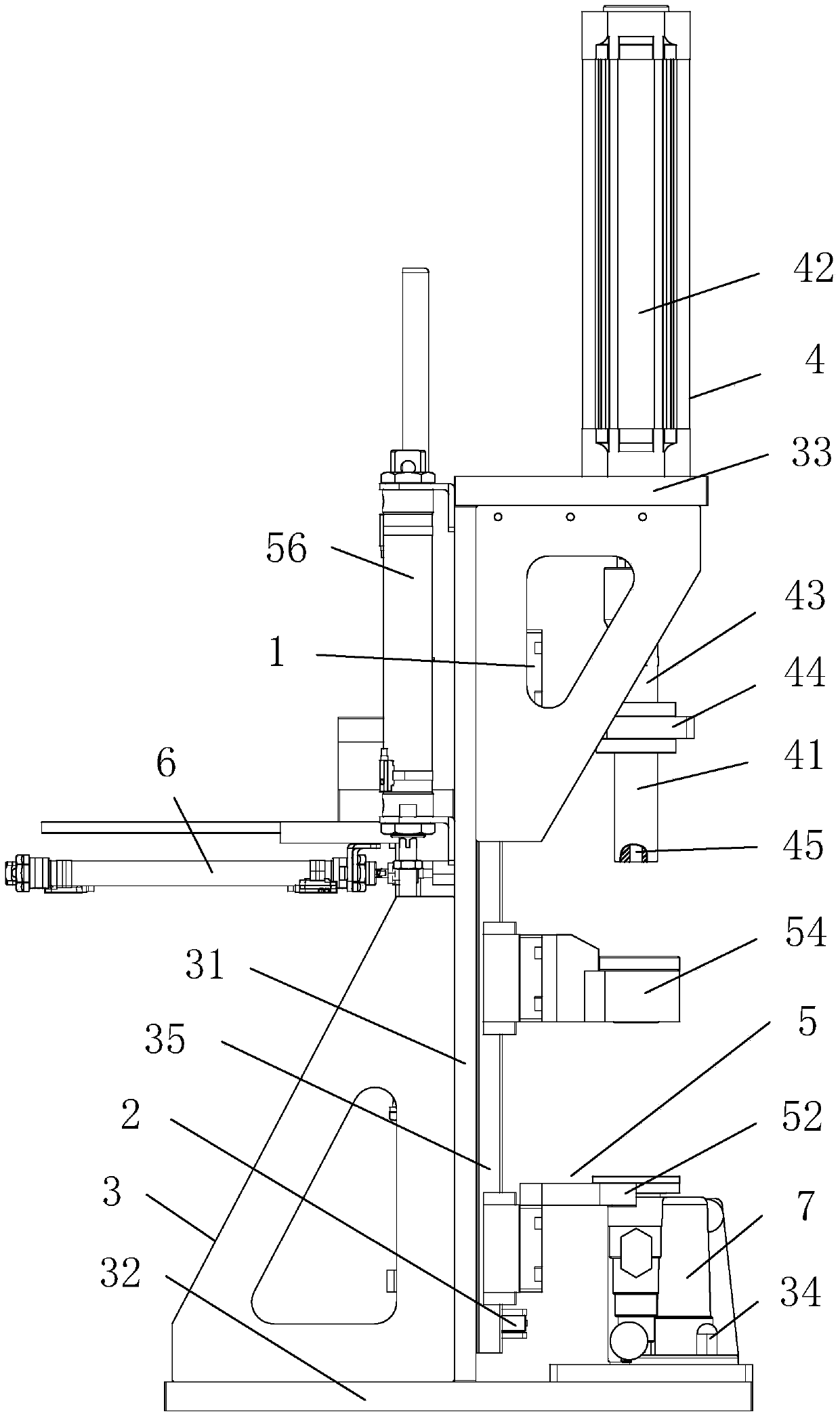 Feeding and press fitting device of clamp spring of clutch booster and press fitting method of clamp spring of clutch booster