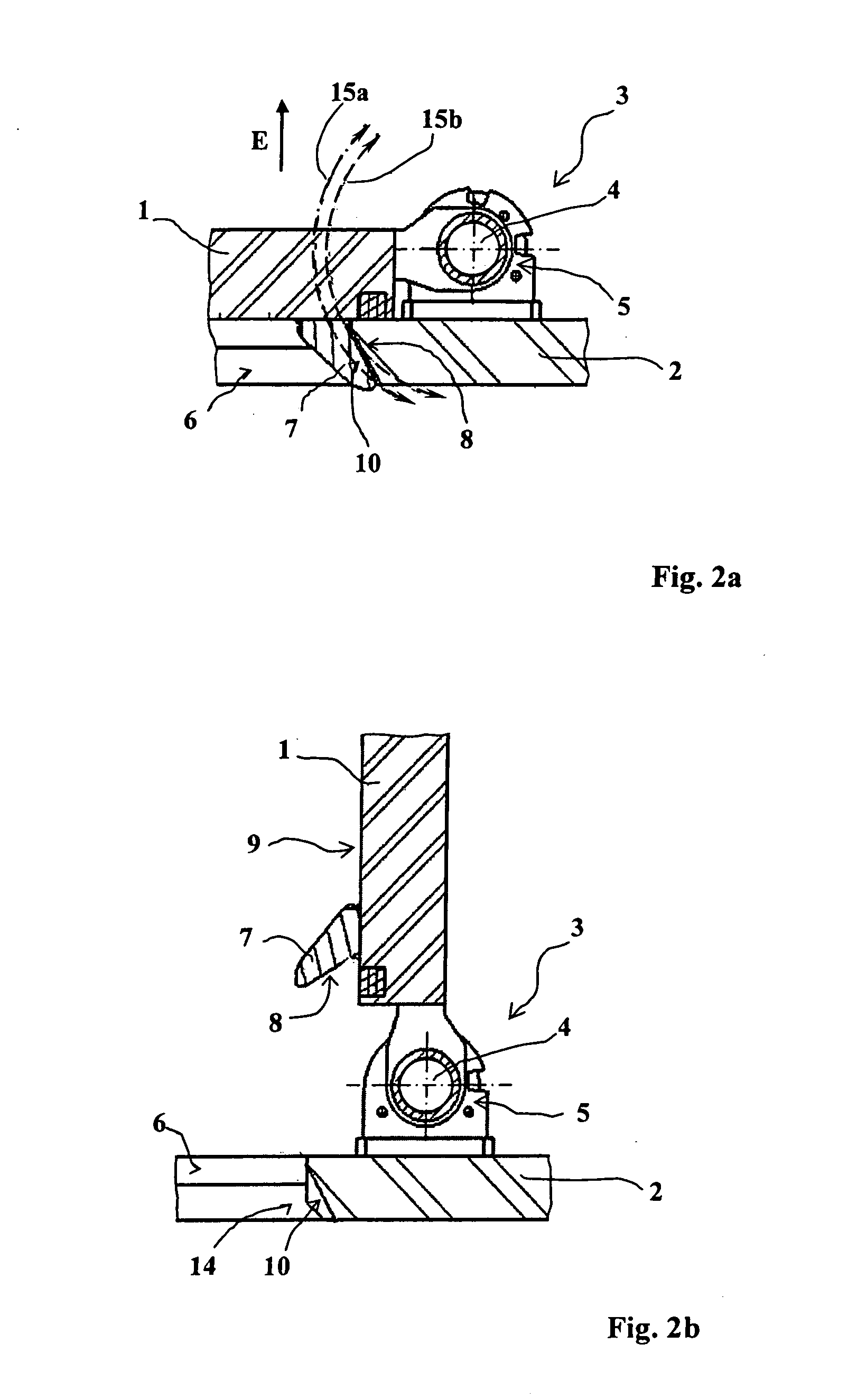 Protection device for the opening hatch of a vehicle