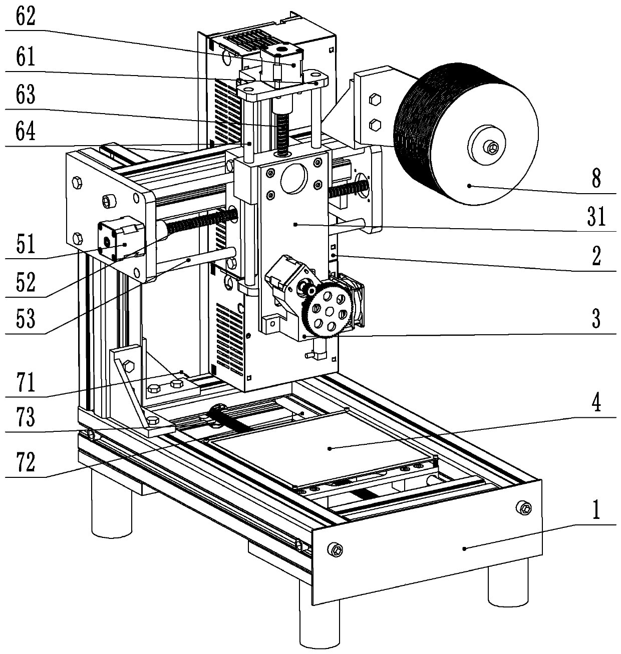 A 3D printing last forming method