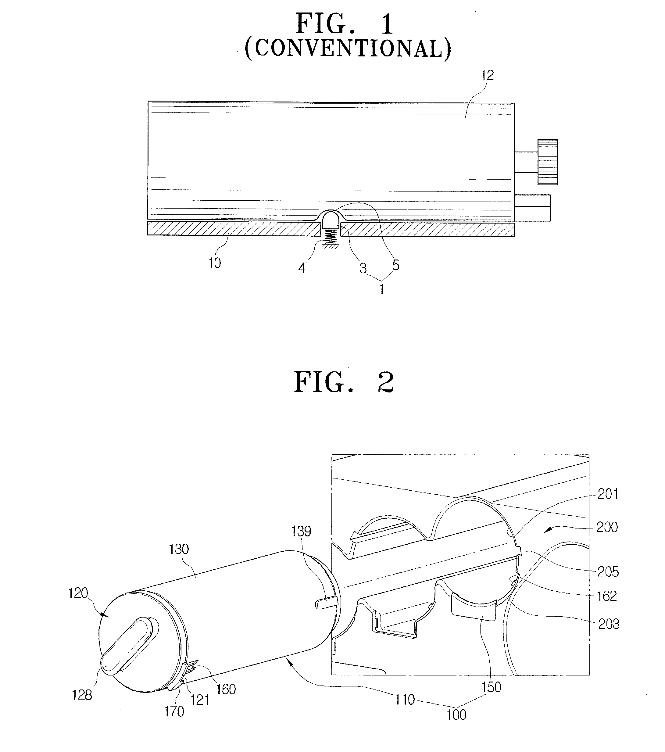 Toner cartridge locking apparatus, image forming apparatus having the same, toner cartridge, and mounting and dismounting method for a toner cartridge