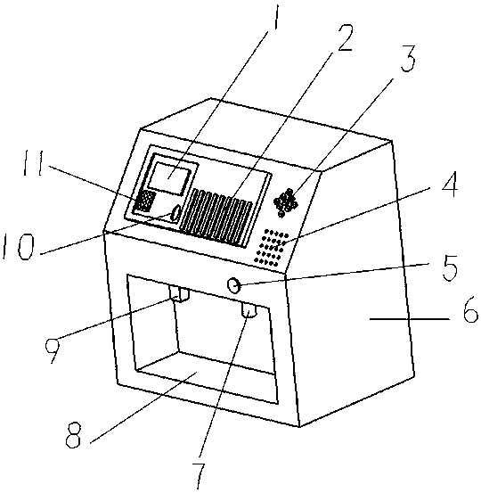 Card-punching sign-in apparatus used for salesman and usage method thereof