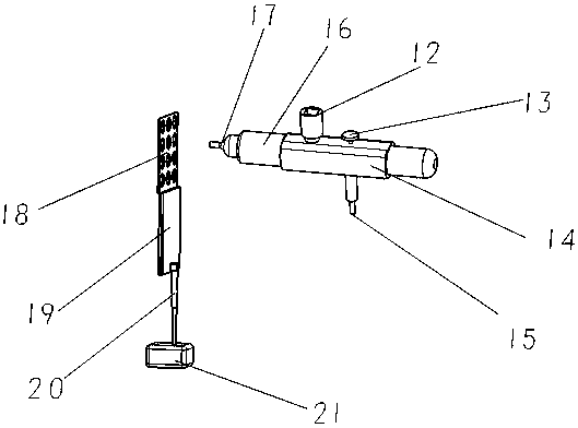 Card-punching sign-in apparatus used for salesman and usage method thereof