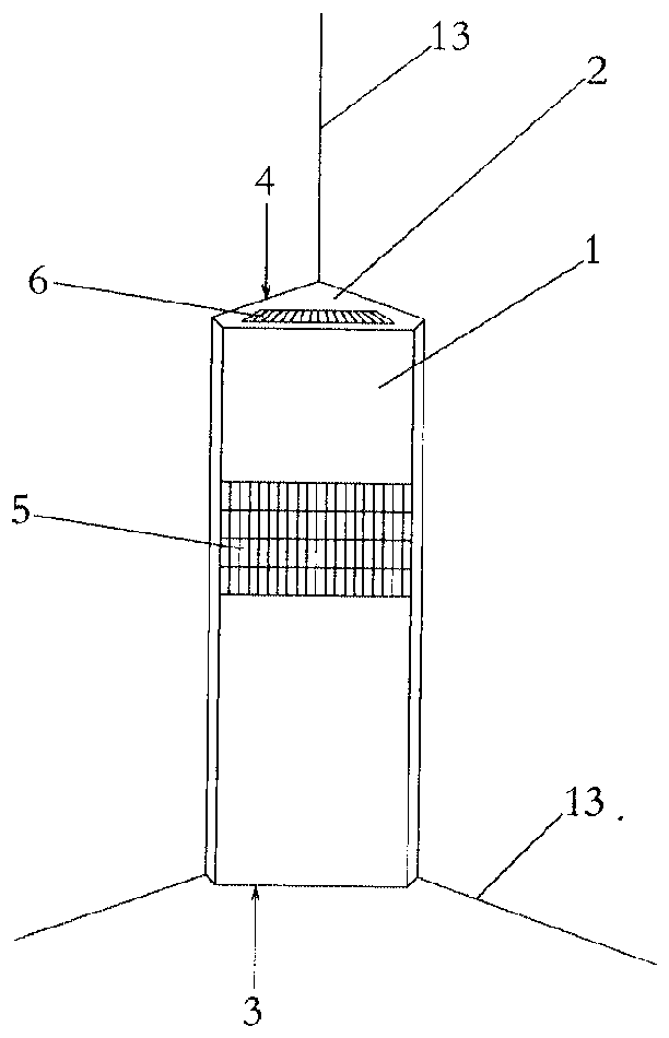 Corner type floor air conditioner indoor unit