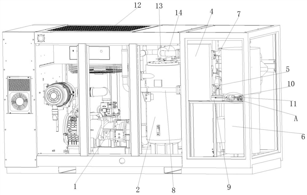 Method for monitoring safe operation of catalytic oil-free compression system