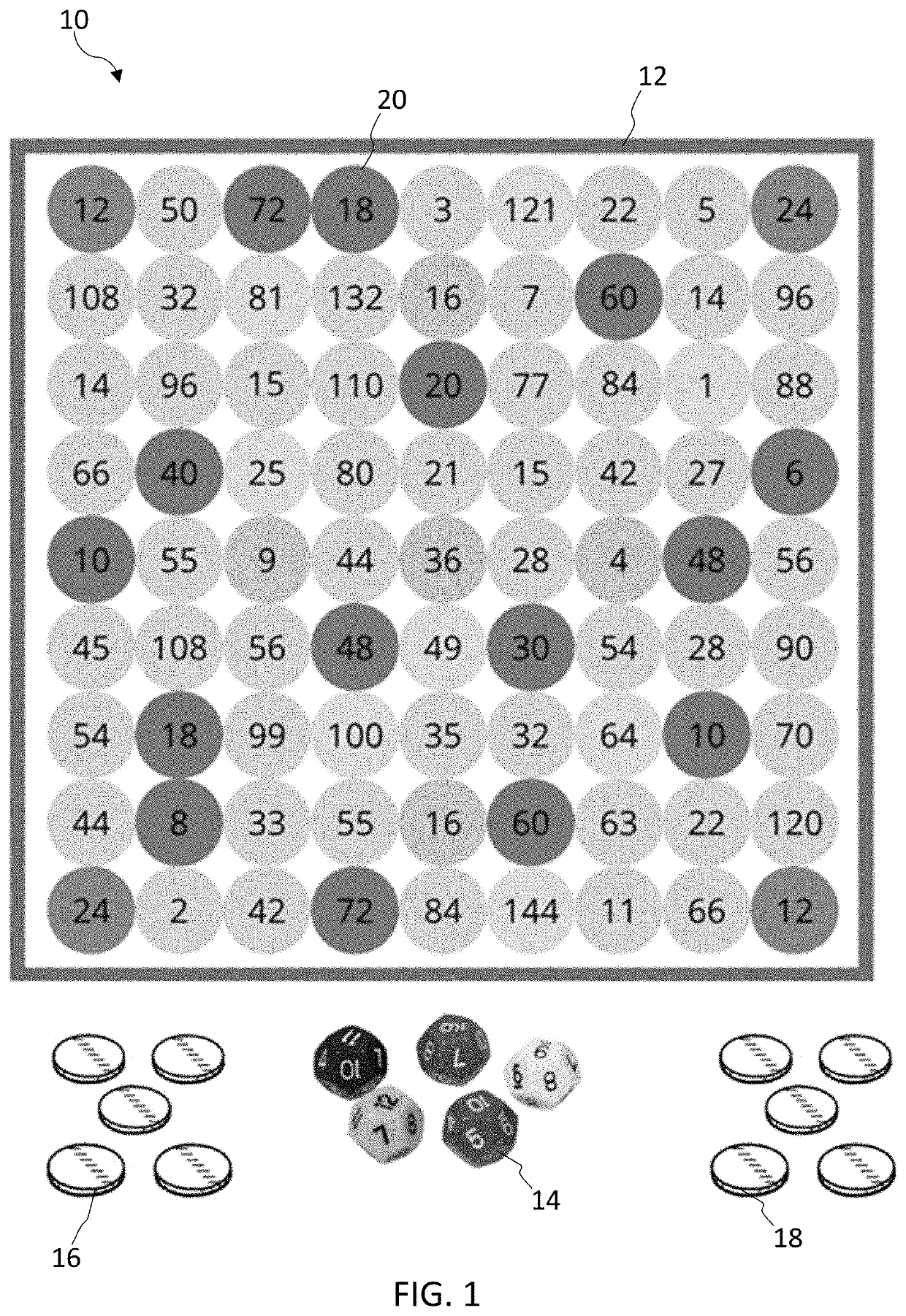 Educational Math Board Game