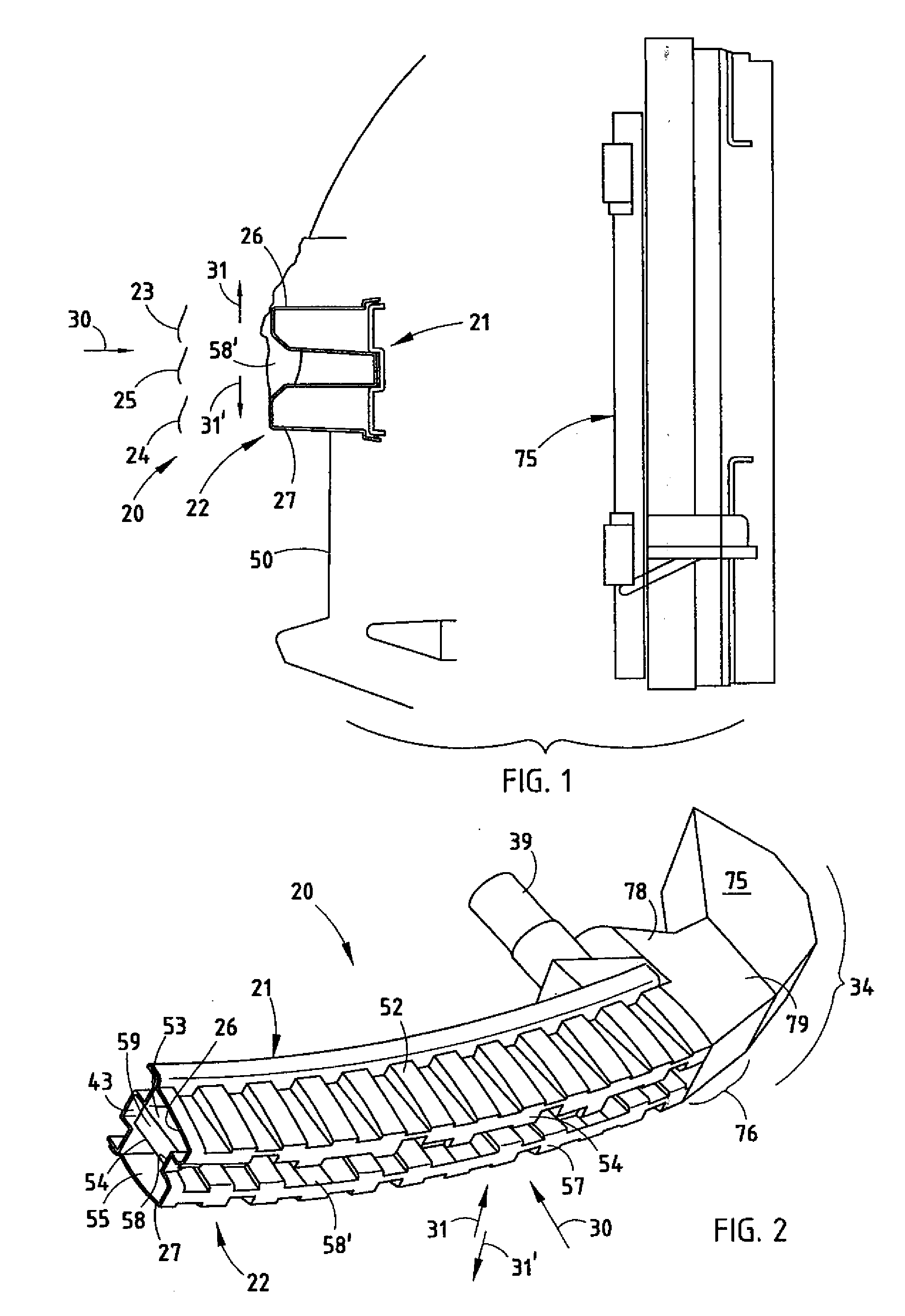 Bumper for reducing pedestrian injury