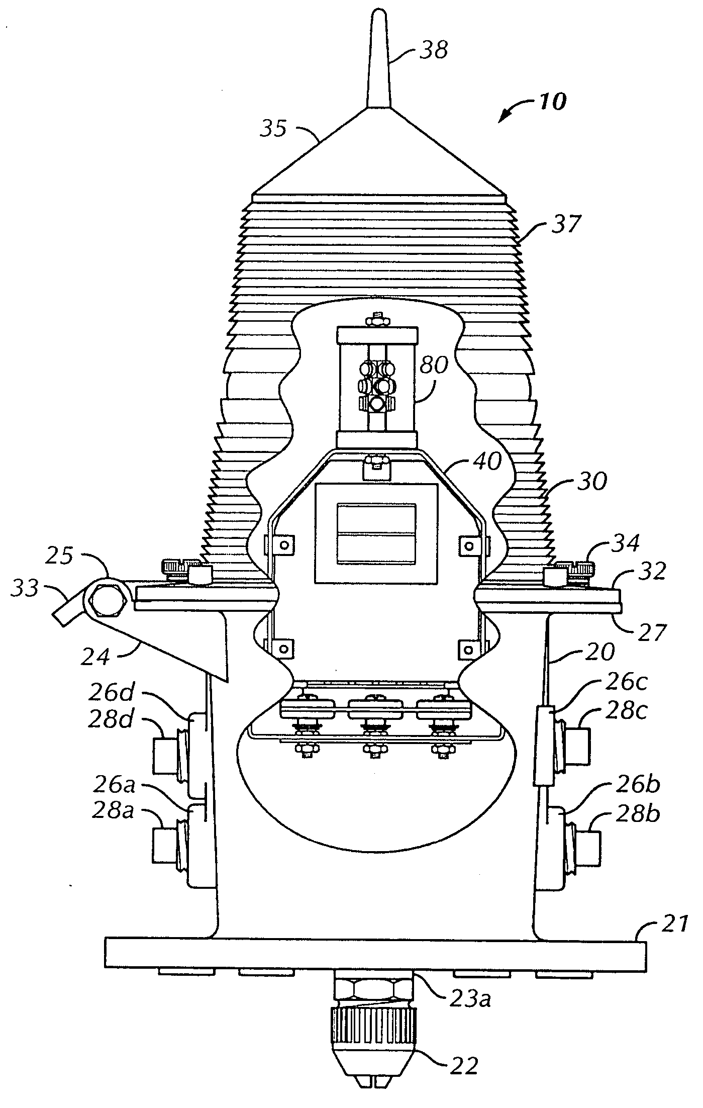 LED lantern with fresnel lens