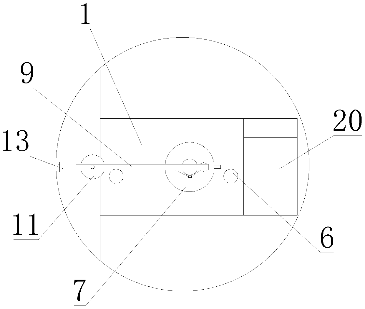 Automobile part machining die automatic unloading device