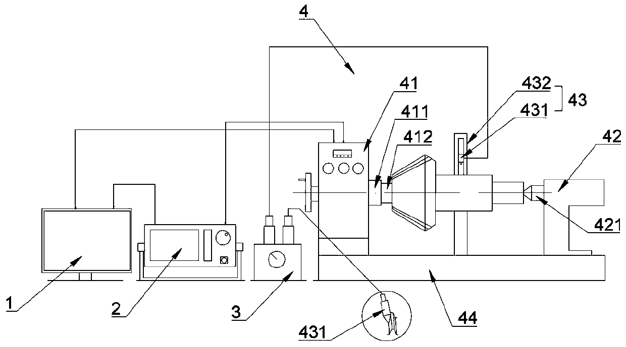 Magnetoelastic grinding burn detection method for acid-corrosion-resistant steel gear