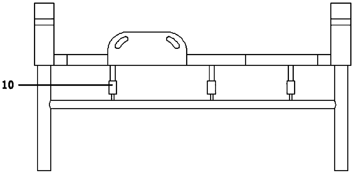 Smart bed system based on motion intention recognition and using method thereof