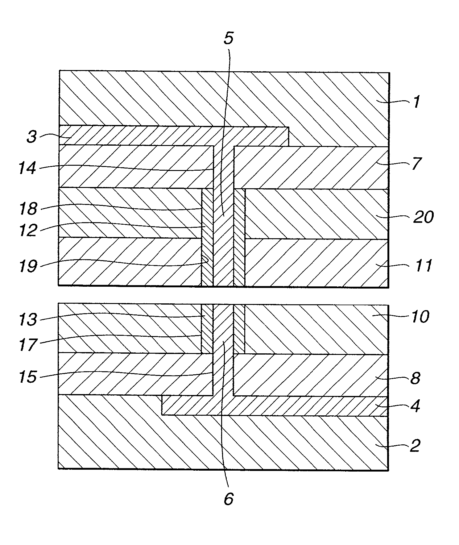 Method for manufacturing an interconnect structure for stacked semiconductor device