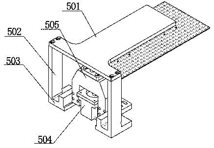 Intelligent plate conveying and collection mechanism applied to LED full-color plate plug-in