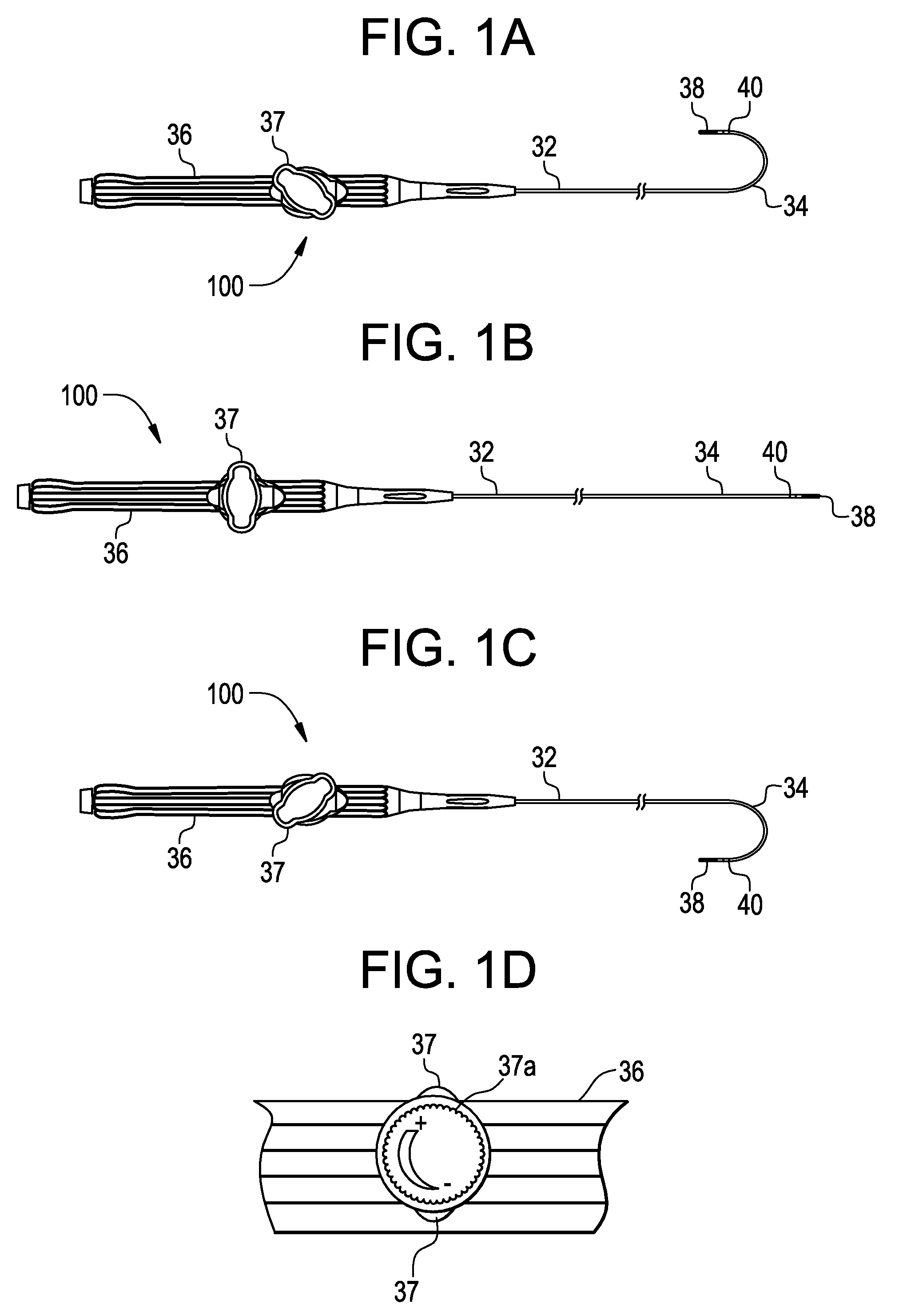 Force-sensing catheter with bonded center strut