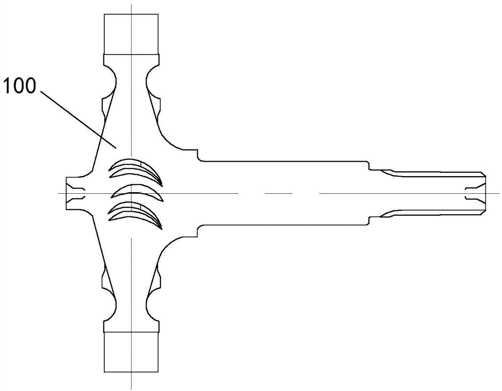 Clamping and positioning device used for disassembling and assembling airplane pneumatic starter rotor and rotor disassembling and assembling method