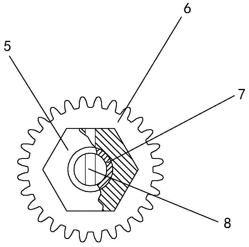 Clamping and positioning device used for disassembling and assembling airplane pneumatic starter rotor and rotor disassembling and assembling method