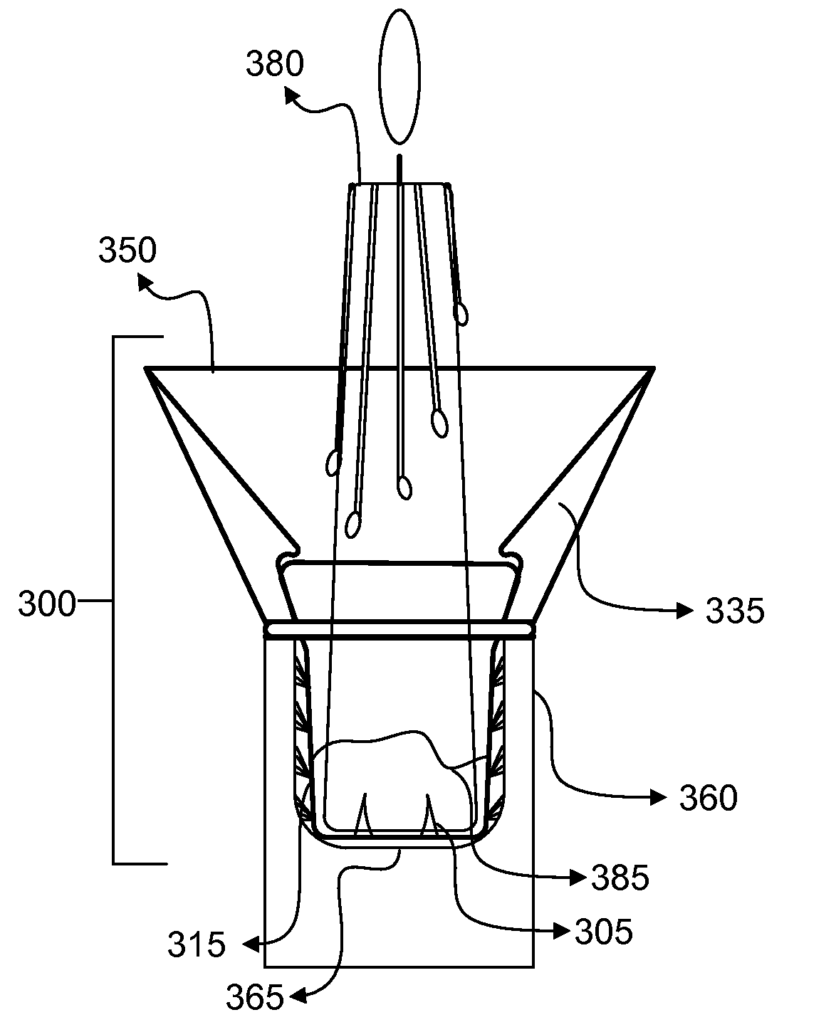 Candle-Stabilizing Drip Wax Collector with Shell and Removable Liner