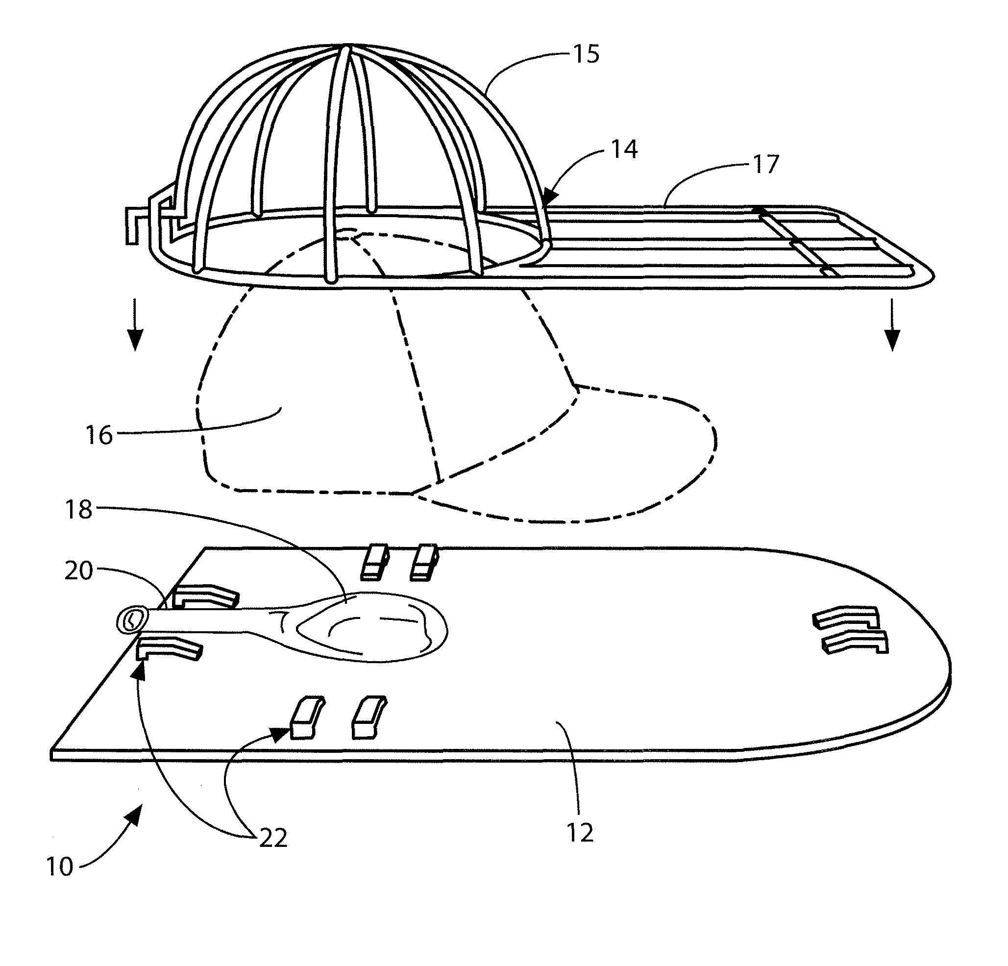 Cap drying apparatus