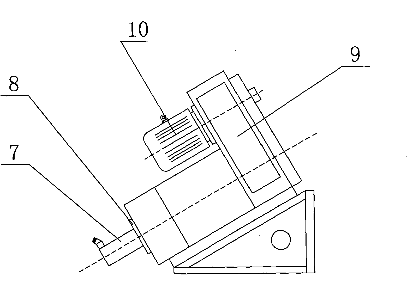 Method for machining equated holes of large-sized rotating member by gear hobbing machine