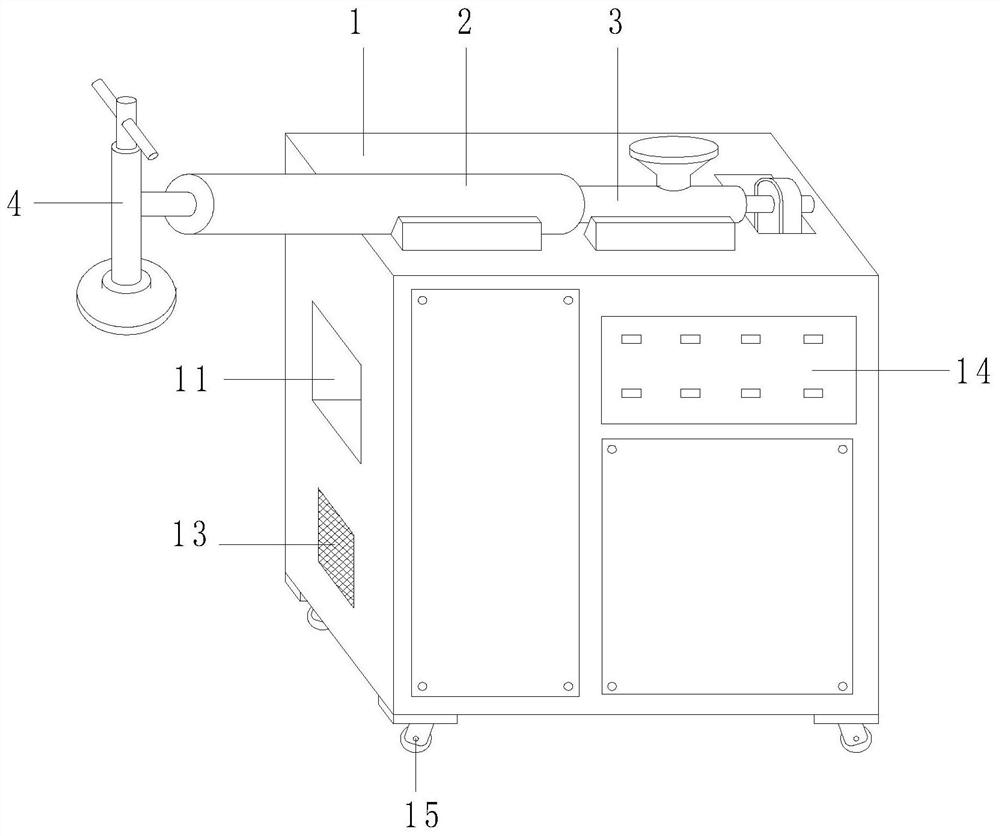 Rice flour machine for processing coarse cereal, fruit and vegetable whole-flour raw materials