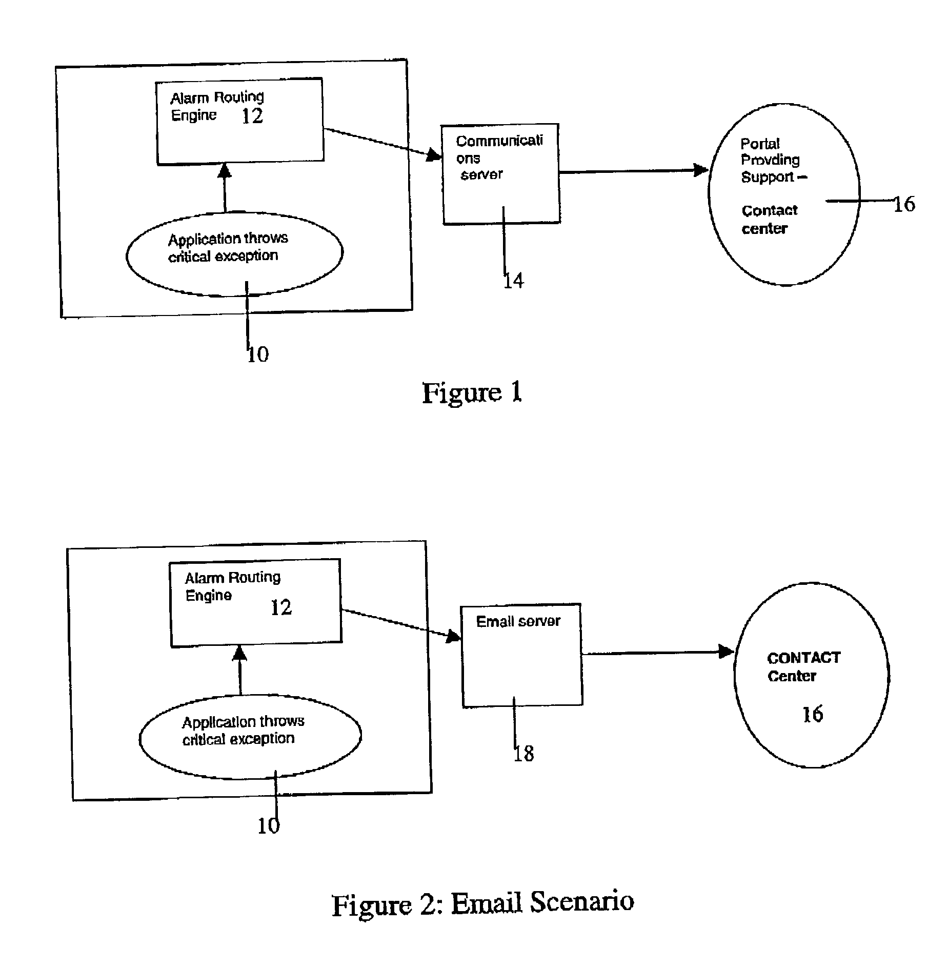 Using information about software events to route contacts in a contact center