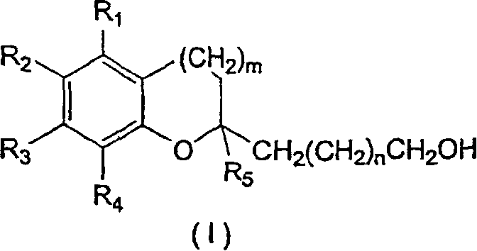 Tocopherol derivatives with a long hydroxylated chain, which can be used as neurotrophics