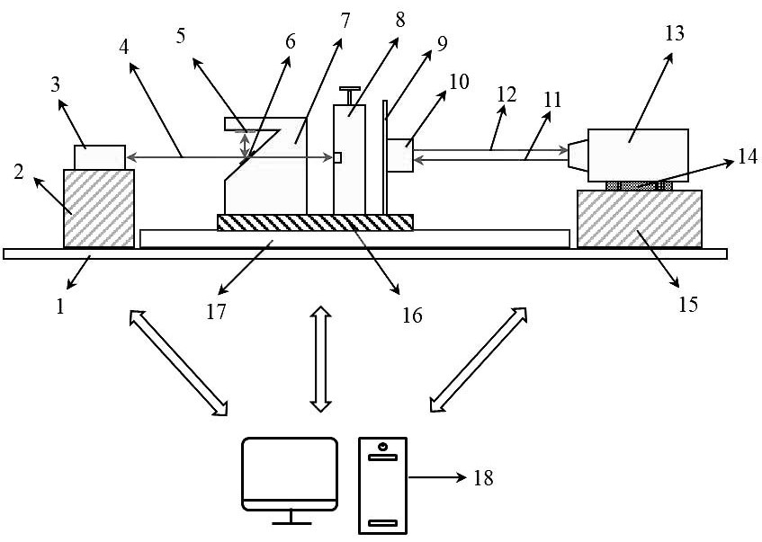 Automatic calibration device and method for laser displacement sensor