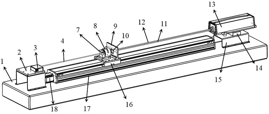 Automatic calibration device and method for laser displacement sensor