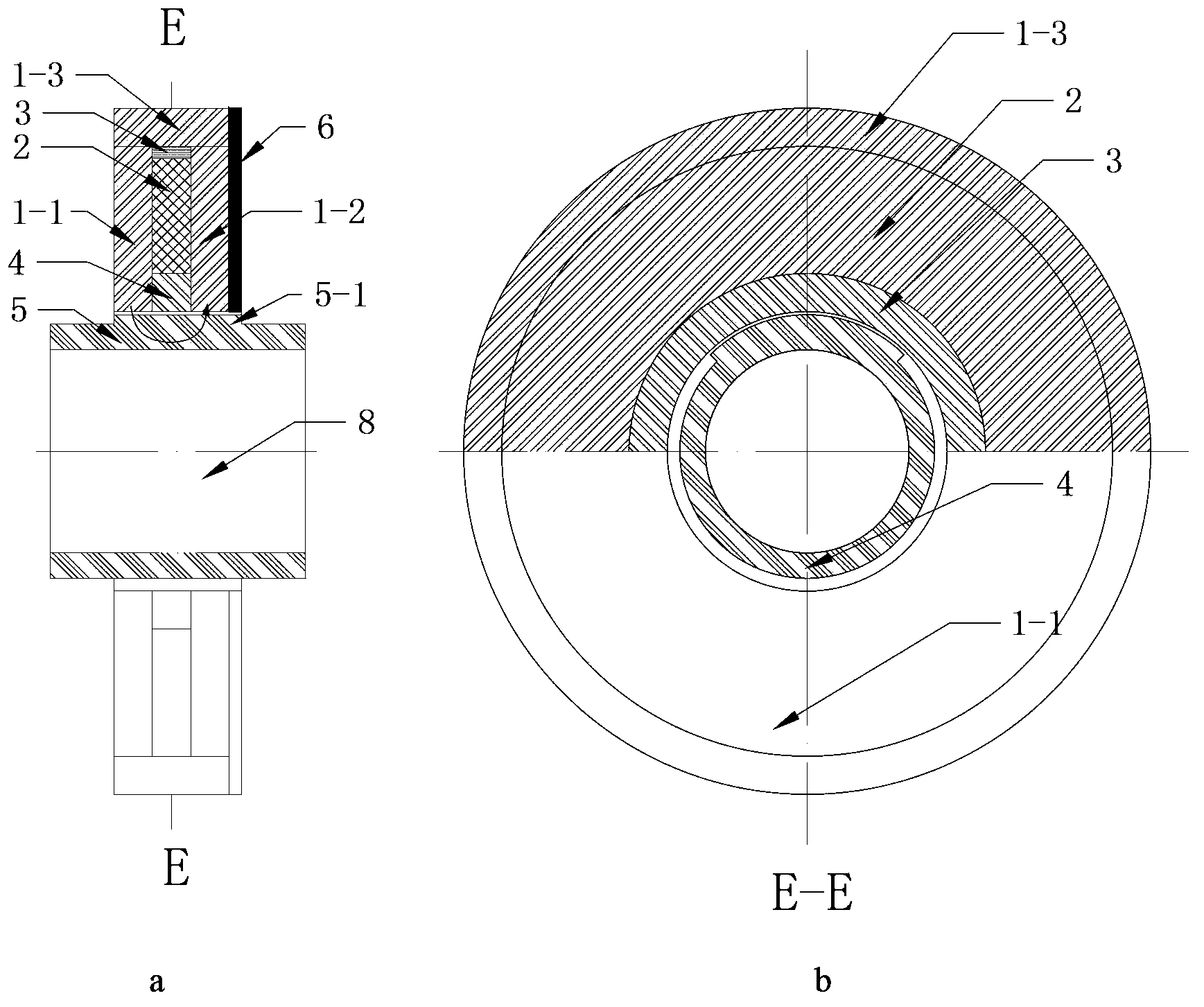 High-speed main shaft electromagnetic type field dynamic balancing device and method