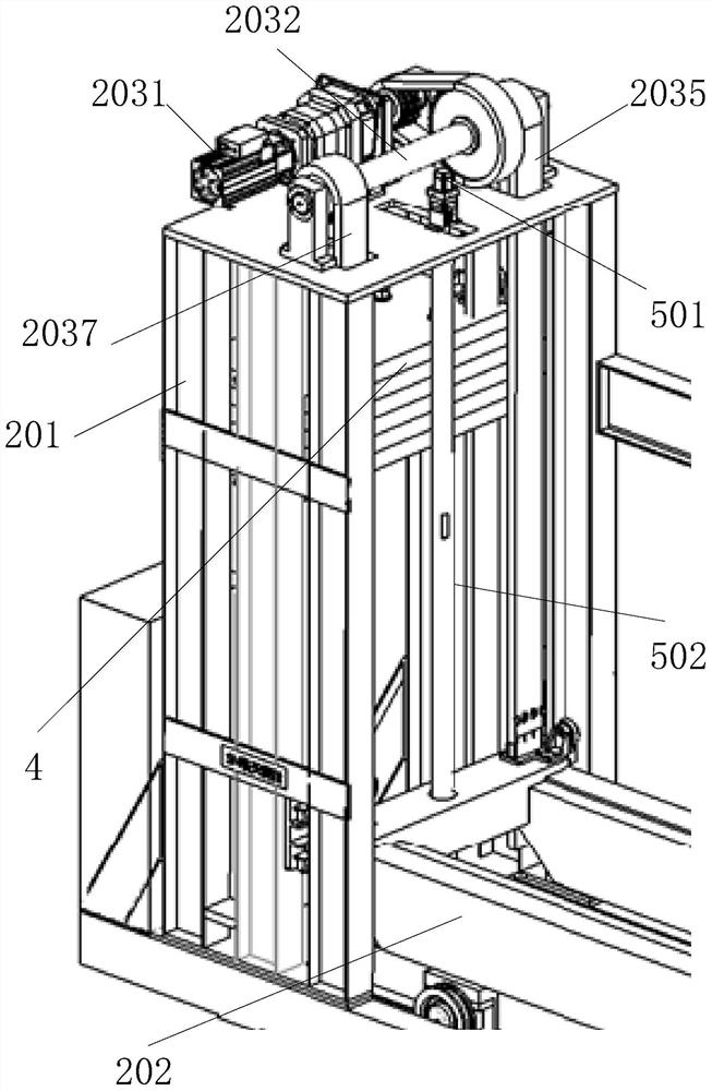 Large-long-diameter large-load product transferring and lifting device