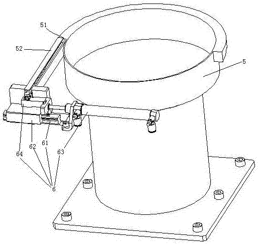 Lead seal feeding line-up mechanism for ammeter lead seal machine