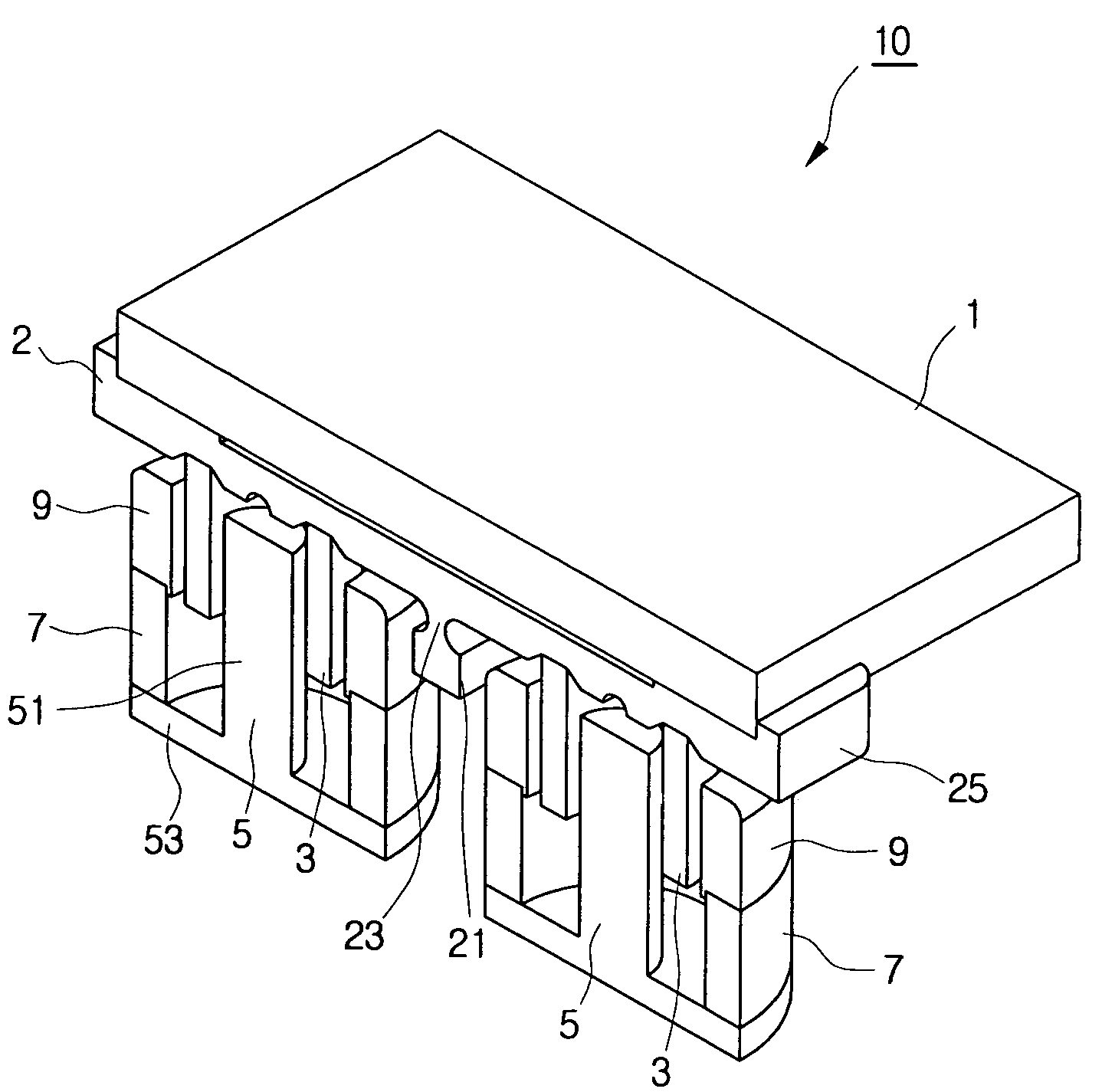 Vibration type tilting device