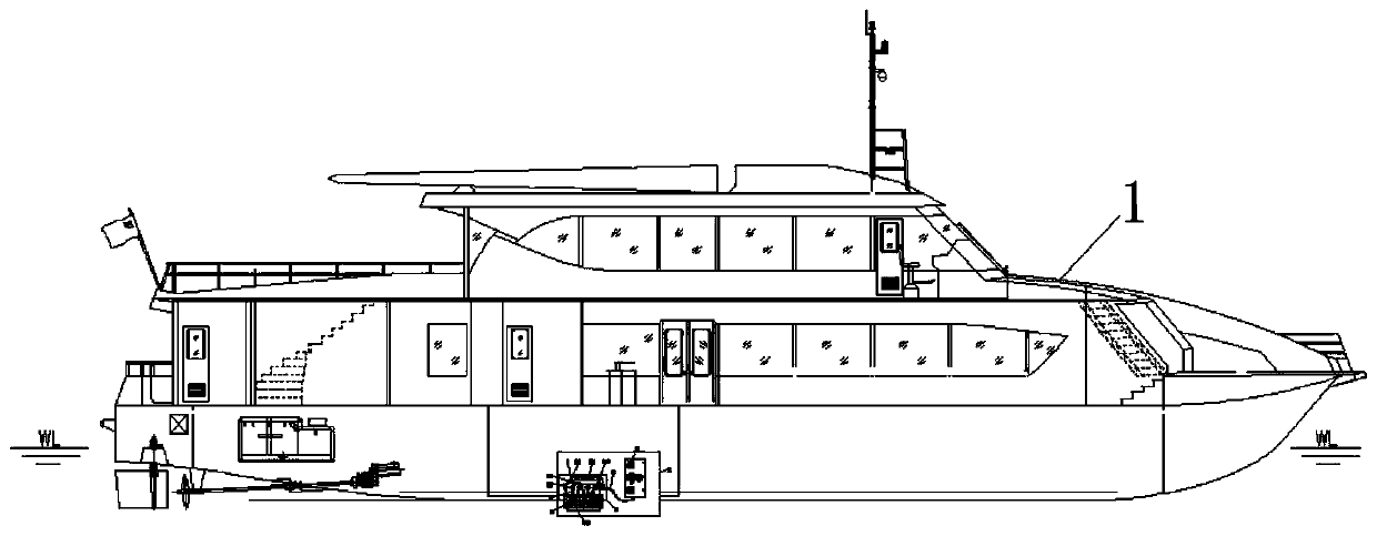 Novel cooling device for marine frequency converter