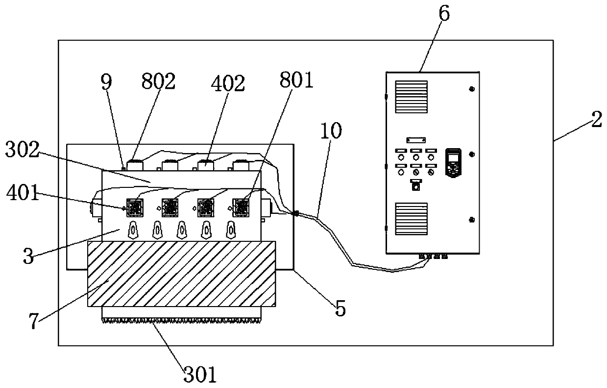 Novel cooling device for marine frequency converter