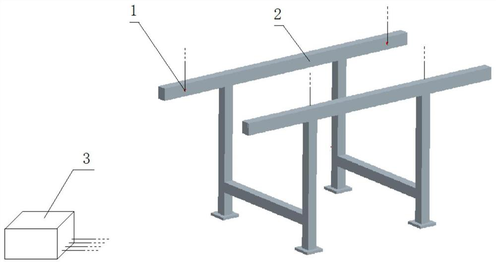 A speed measuring, positioning and triggering device for rail vehicle crash test