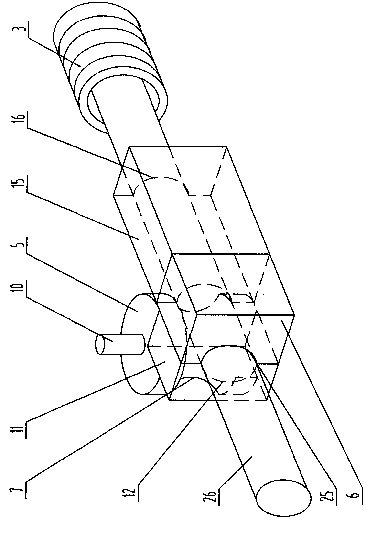 Automatic pipe bending device and pipe bending process thereof