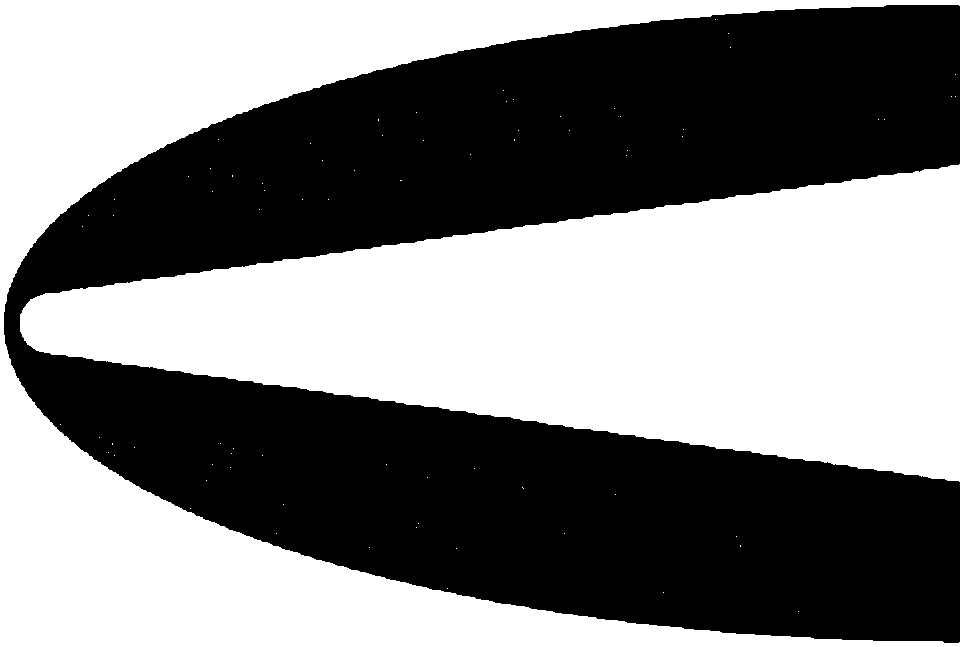 Hypersonic flight target flow field model and electromagnetic model coupling method