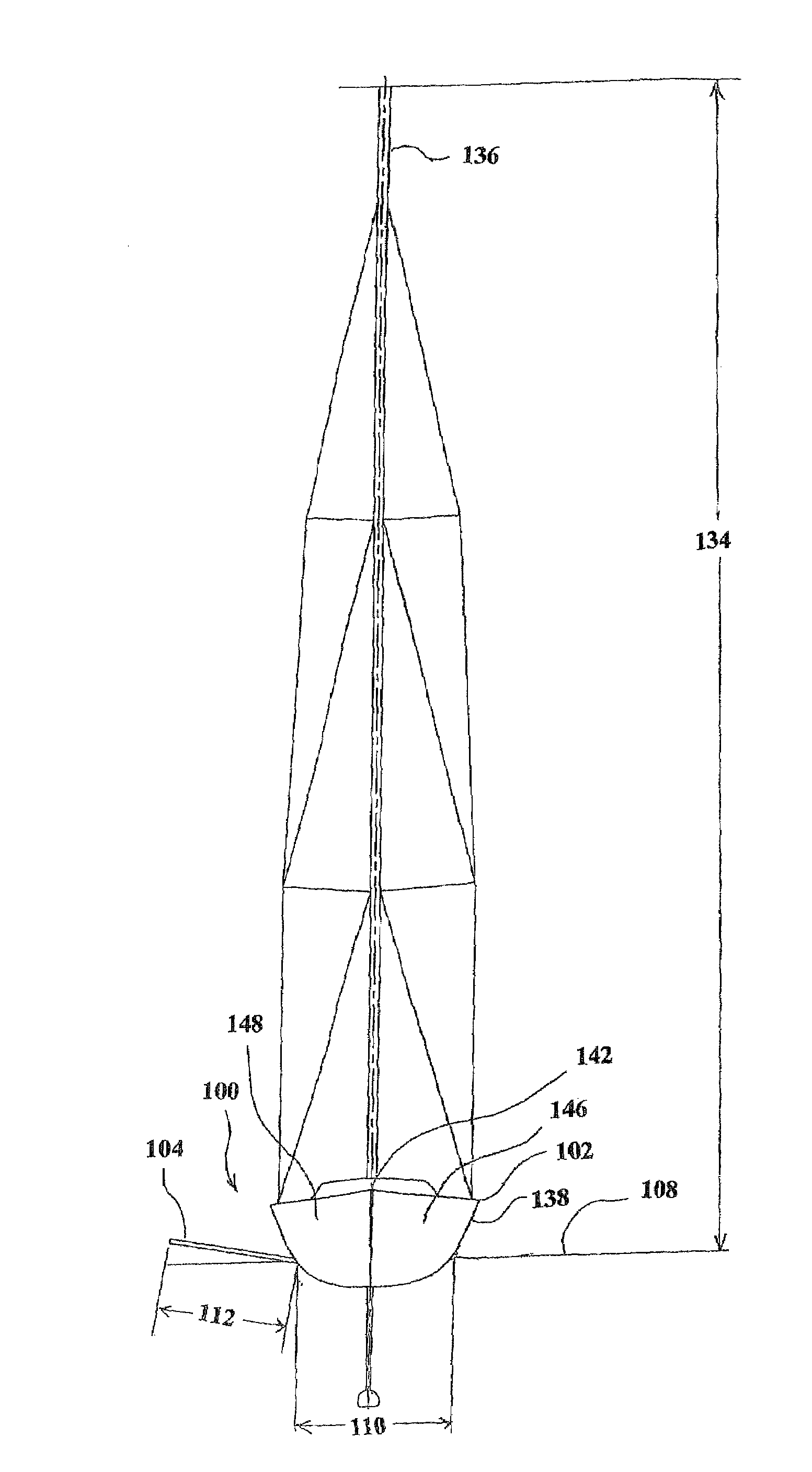 Monohull sailing vessel having a lifting hydrofoil