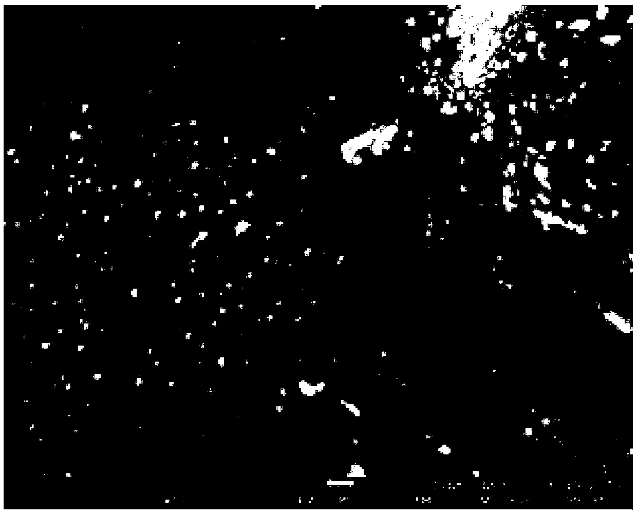 Nanometer Ag3PO4-modified and TiO2 heterojunction photo-catalytic membrane material and preparing method thereof