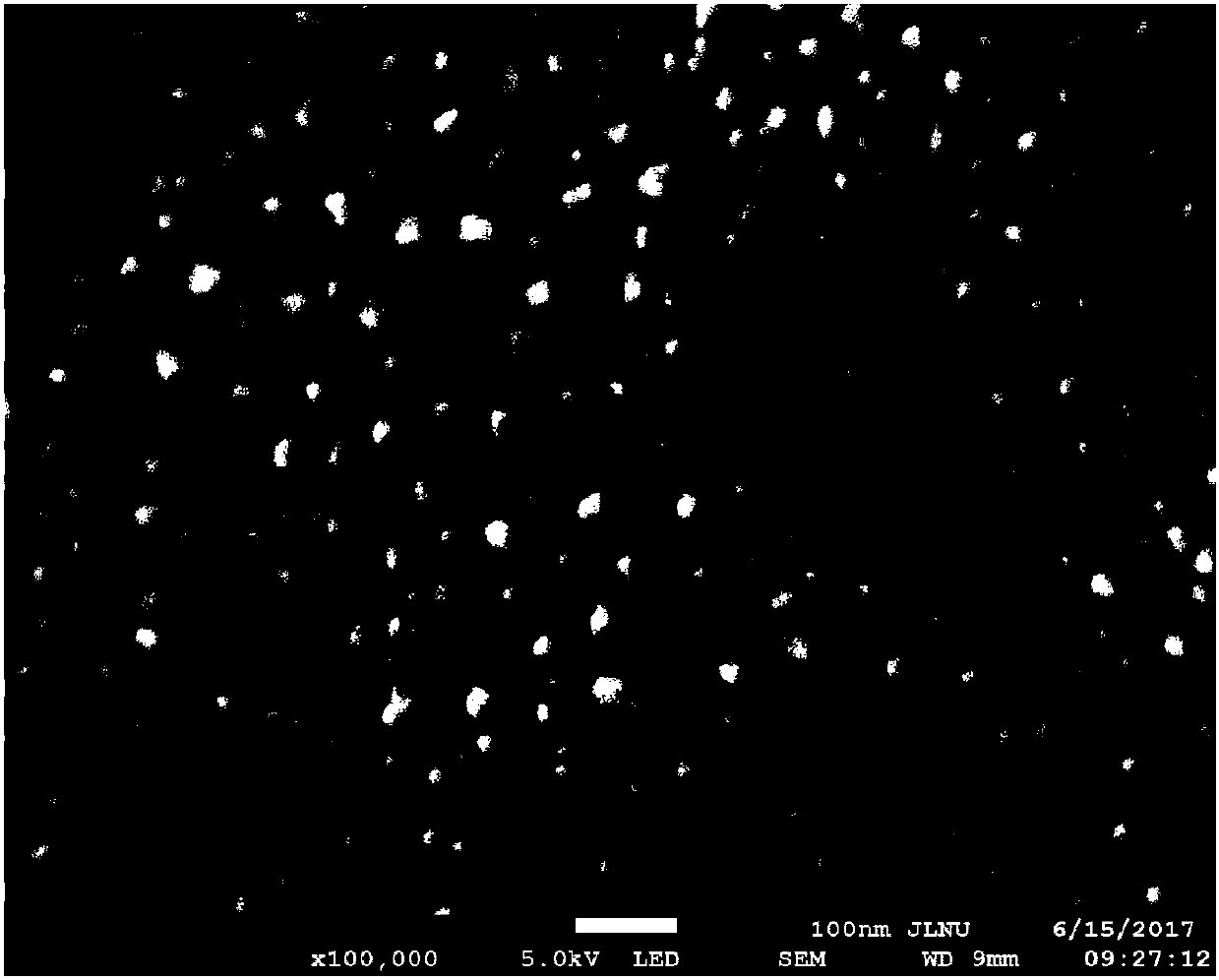 Nanometer Ag3PO4-modified and TiO2 heterojunction photo-catalytic membrane material and preparing method thereof