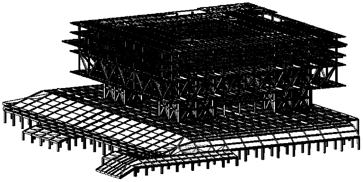 Progressive collapse preventing design method for failure of prestressed cables in string tensioning structure of building system