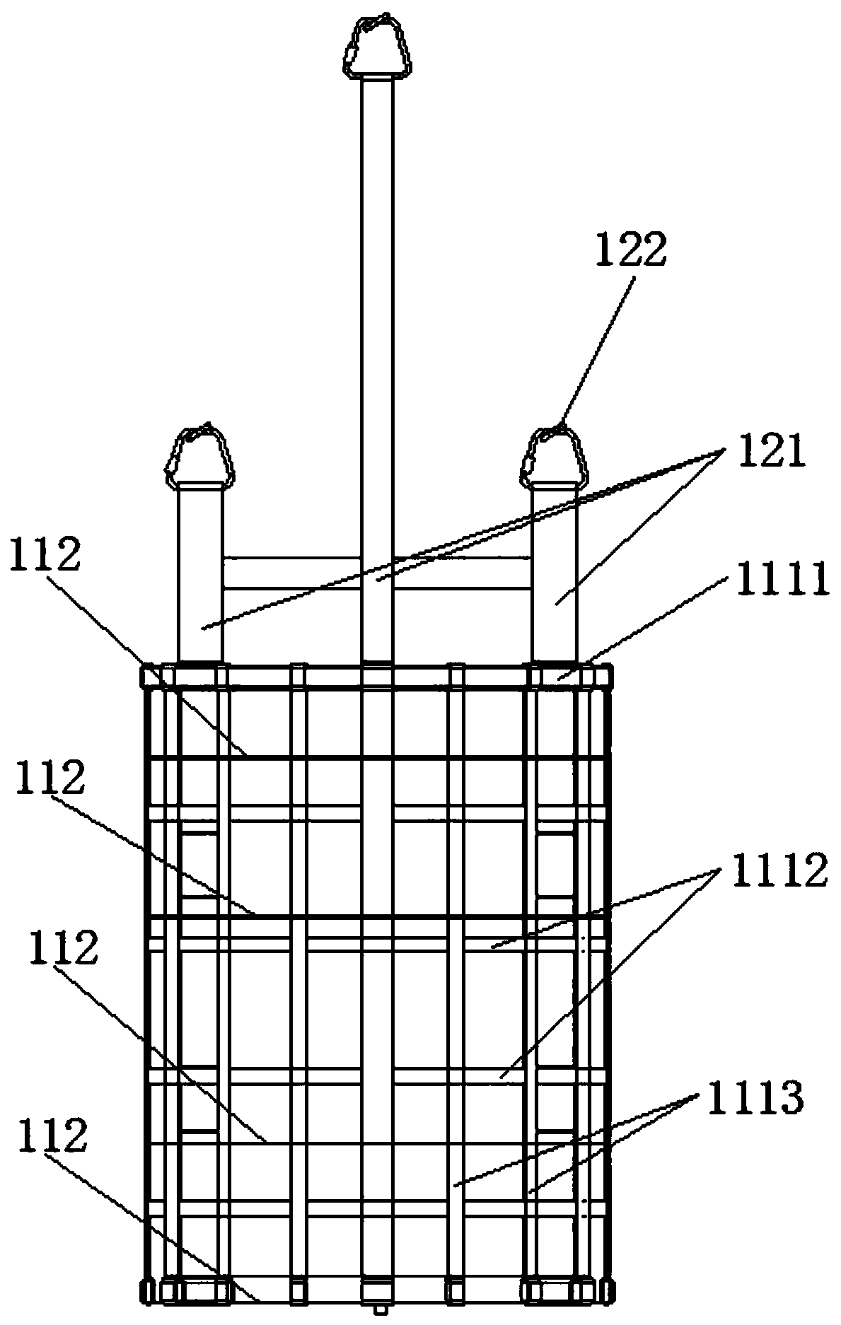 Folding type high-altitude escape passage