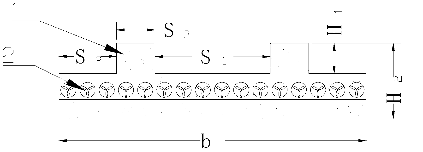 U-type transmission belt and preparation method thereof